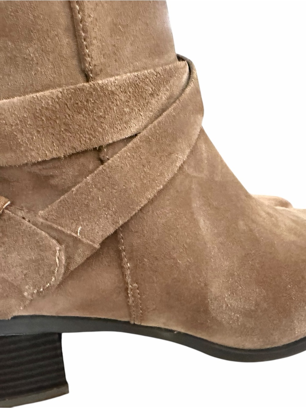 Anne Klein iflex Suede Leather Ankle Booties – Size 8 - Picture 6 of 8